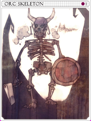 Carta Orc Esqueleto