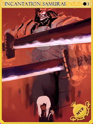 Carta Samurai Encarnado